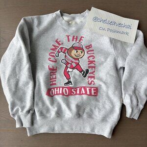 Vintage Ohio State Buckeyes Football Here Come The Buckeyes Brutus Sweatshirt